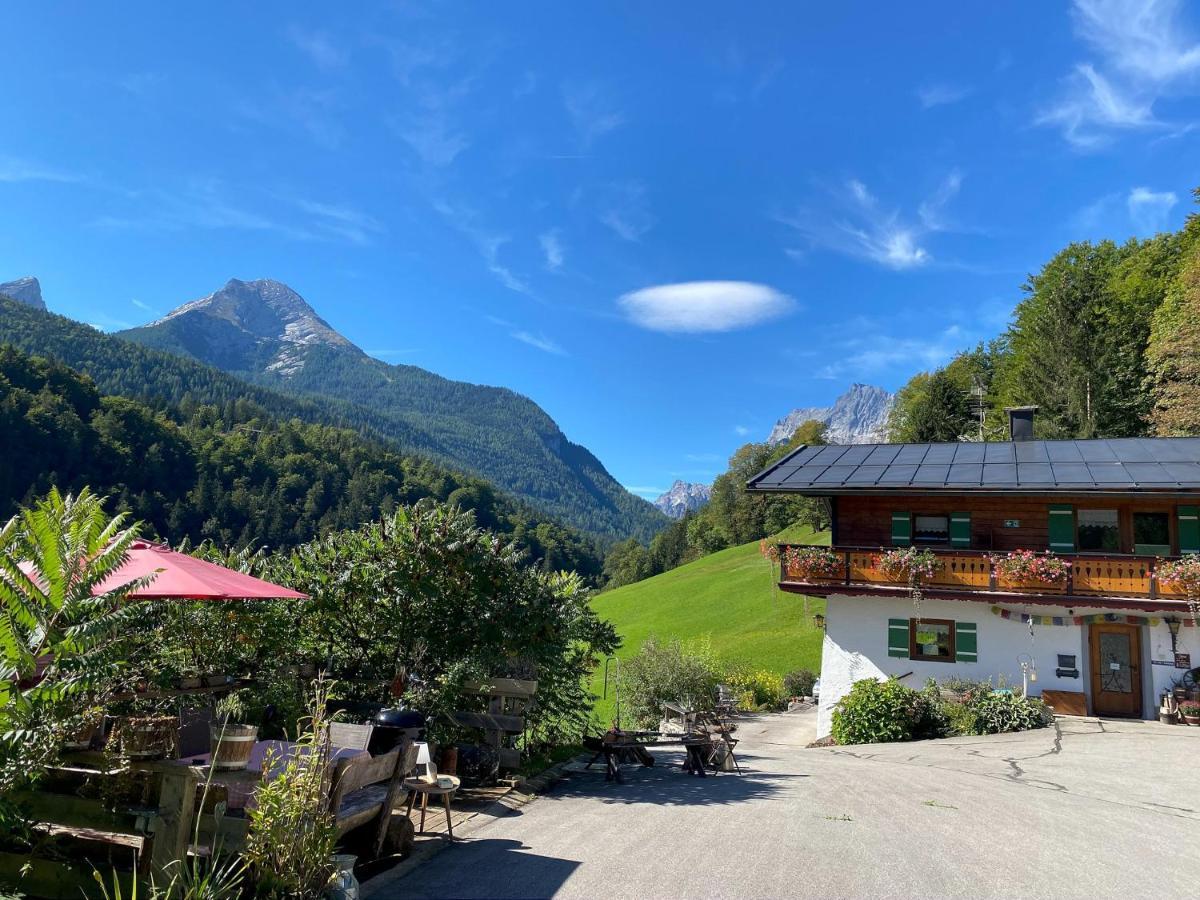 Alpenferienwohnungen Wiesenlehen Берхтесгаден Экстерьер фото