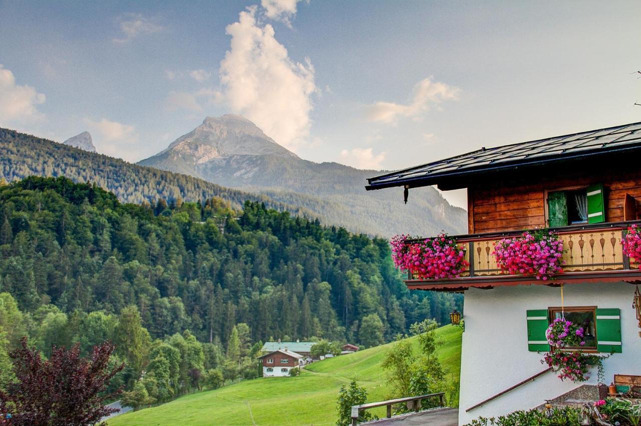 Alpenferienwohnungen Wiesenlehen Берхтесгаден Экстерьер фото